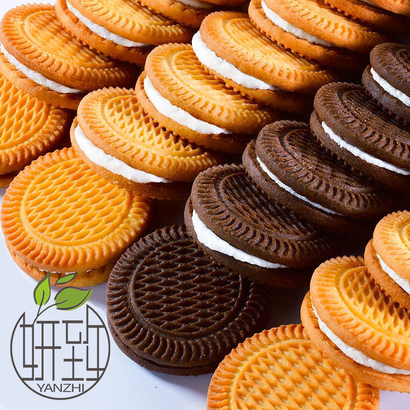 妍致多口味1+1夹心饼干整箱网红零食小吃传统点心甜点儿童食品好