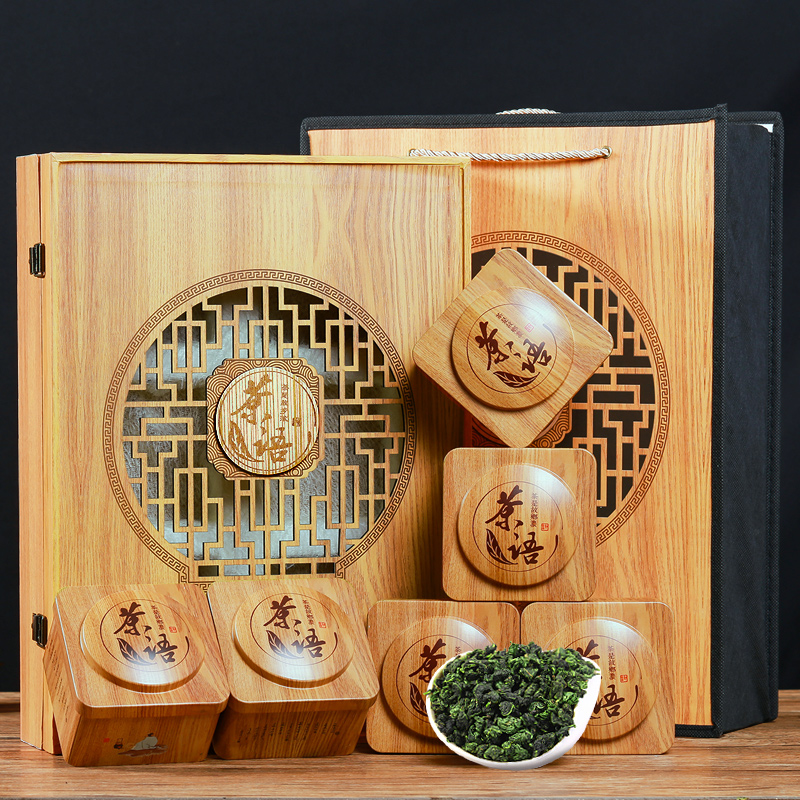 过年送礼新茶浓香型乌龙茶安溪铁观音茶叶高档礼盒装500g