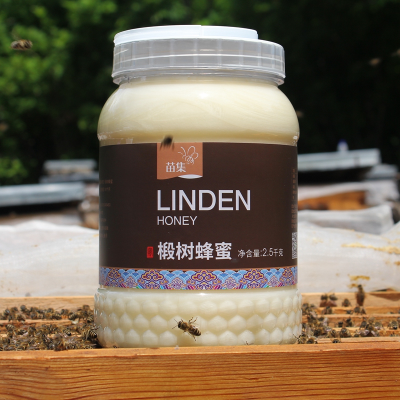 五斤大瓶实惠装甘甜东北黑蜂椴树细腻雪蜜椴树蜜酿造蜜源2500克