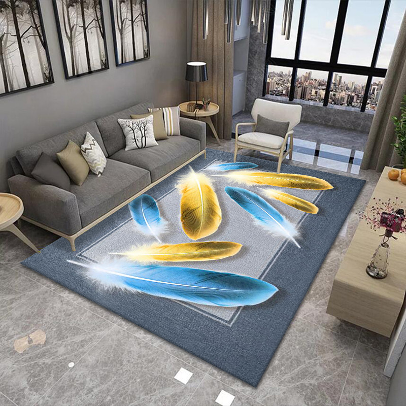 简约轻奢北欧风大面积客厅地毯茶几毯书房衣帽间隔音卧室床边地毯