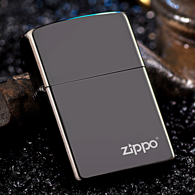 ZIPPO/芝宝【官方正品】150zl黑冰标志150ZL防风ZIPPO火机礼物MBJ1