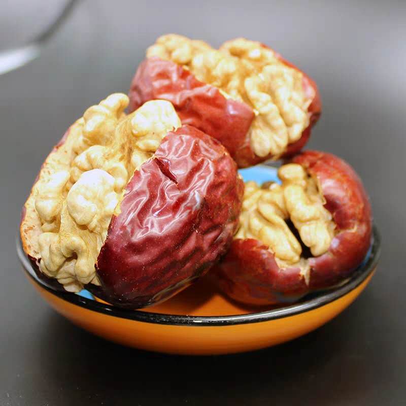 新疆枣夹核桃500克/1000克散装优质营养原产美味食用