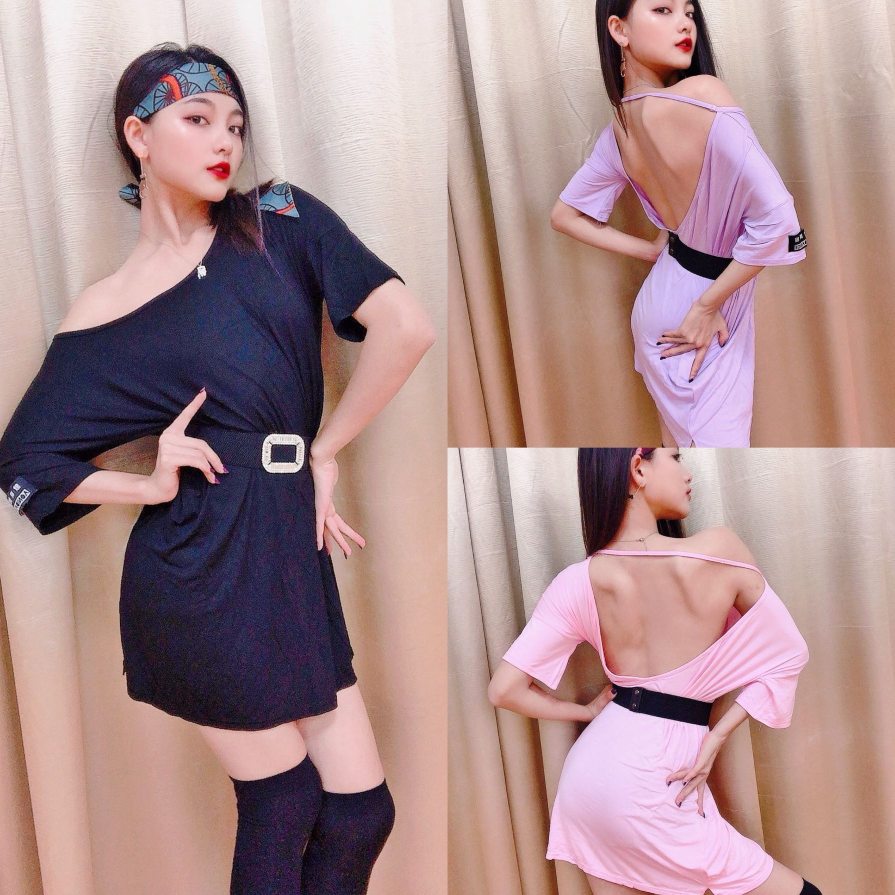 傲睨舞服 A30成人女国标舞拉丁舞莫代尔露背款夏季练功服上衣