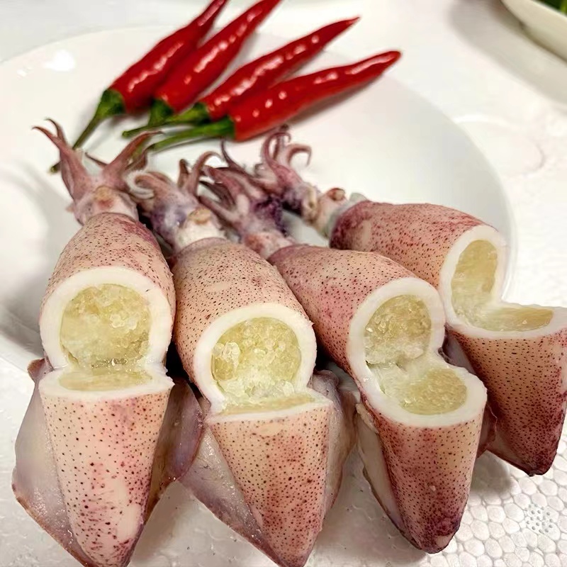 连云港发货 全籽籽乌海兔笔管鱼 速冻海鲜 250g/包