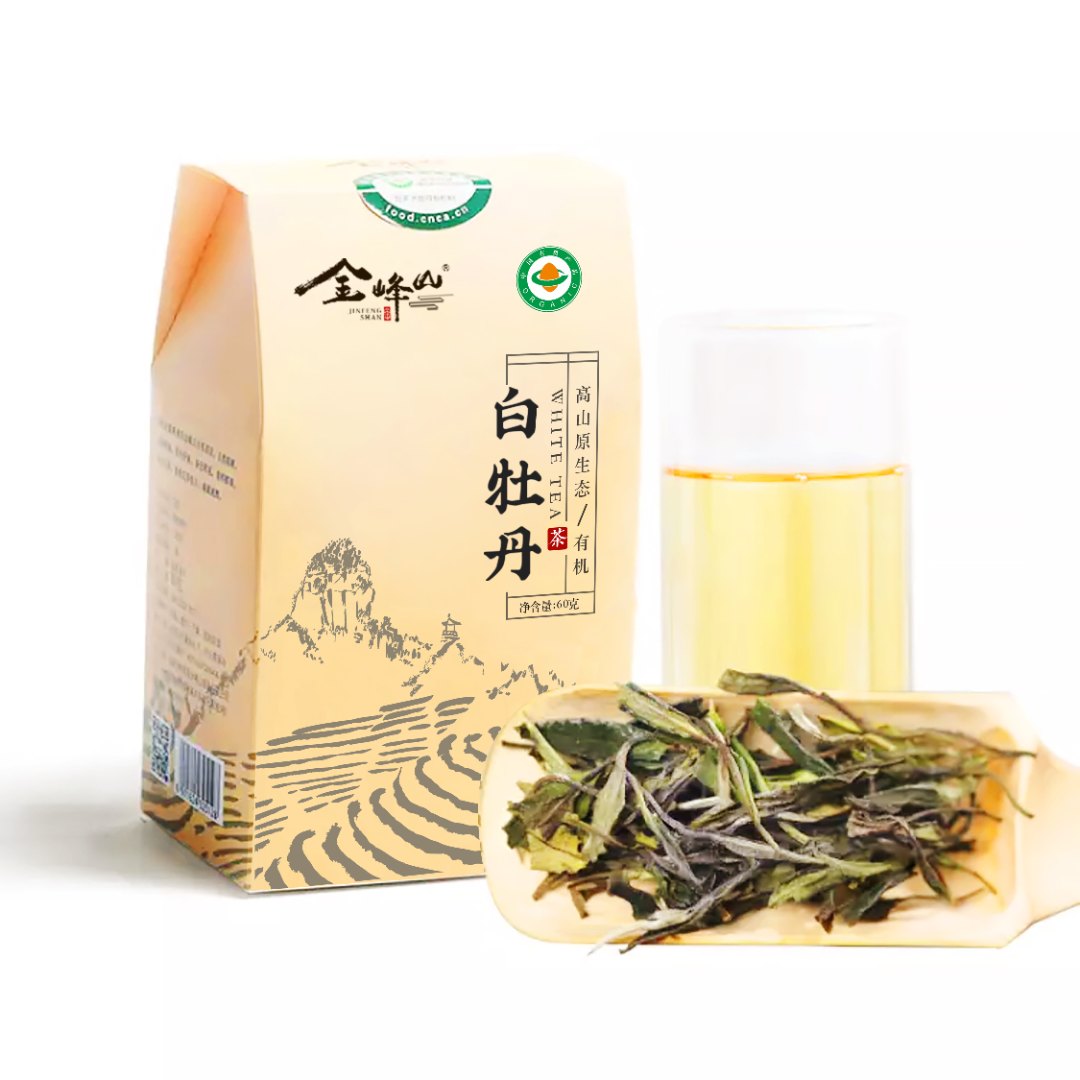JinFengShan/金峰山白牡丹  有机白茶纯净鲜爽2018年茶2021年分装