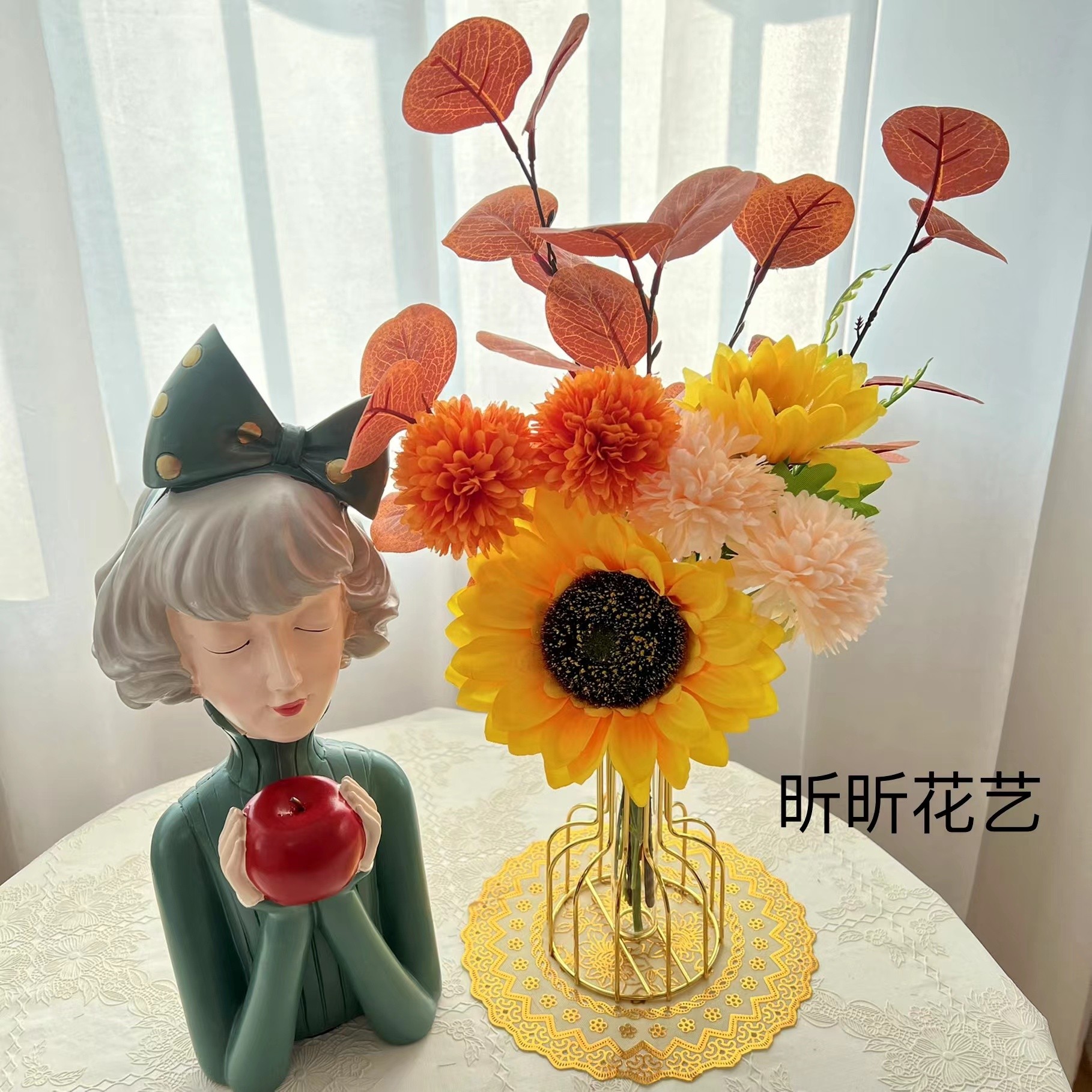 时尚轻奢北欧风仿真花向日葵（向阳花开）客厅装饰姐妹寝室摆台