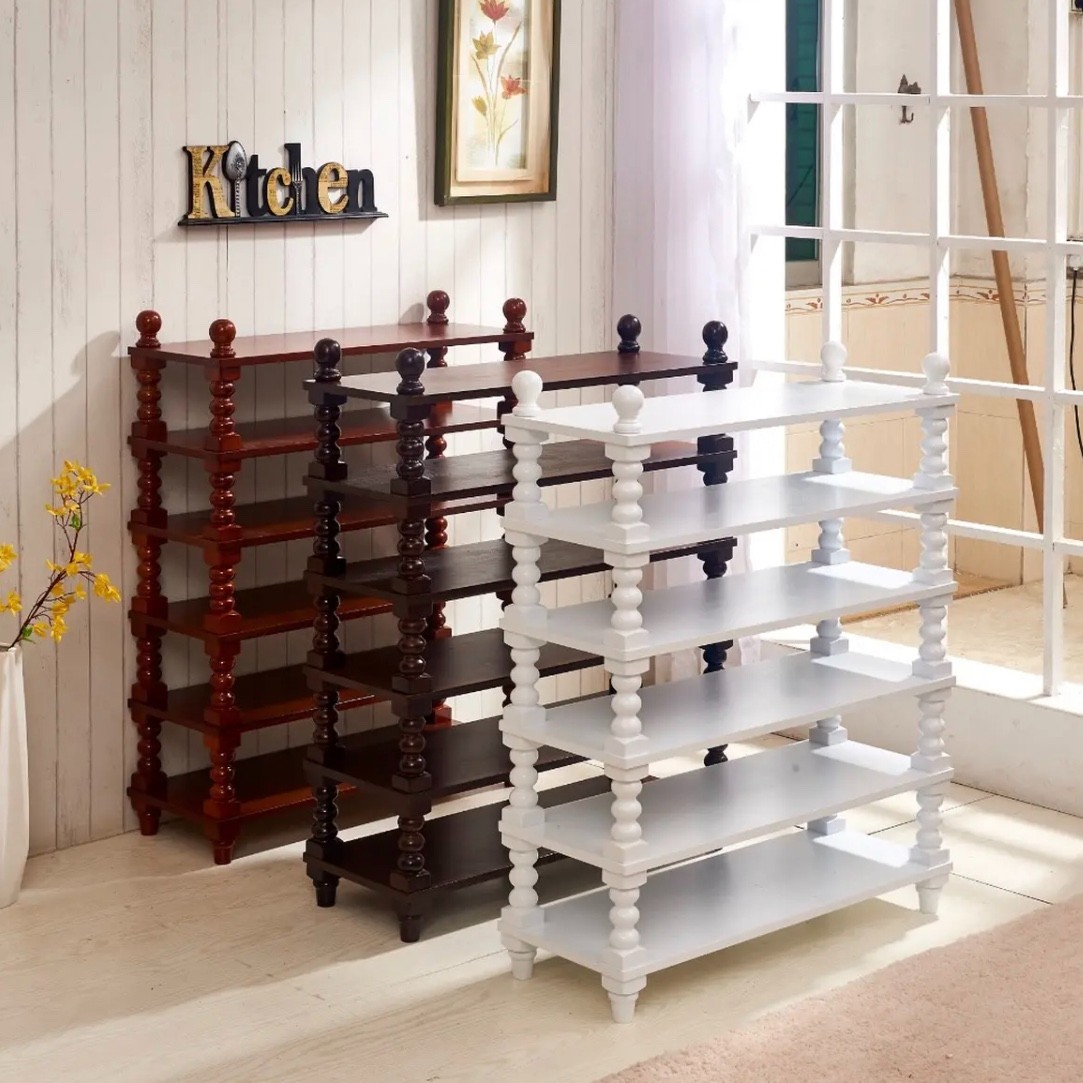 鞋架子框架全实木大容量放鞋承重强多客厅层家用创意防尘简易鞋架