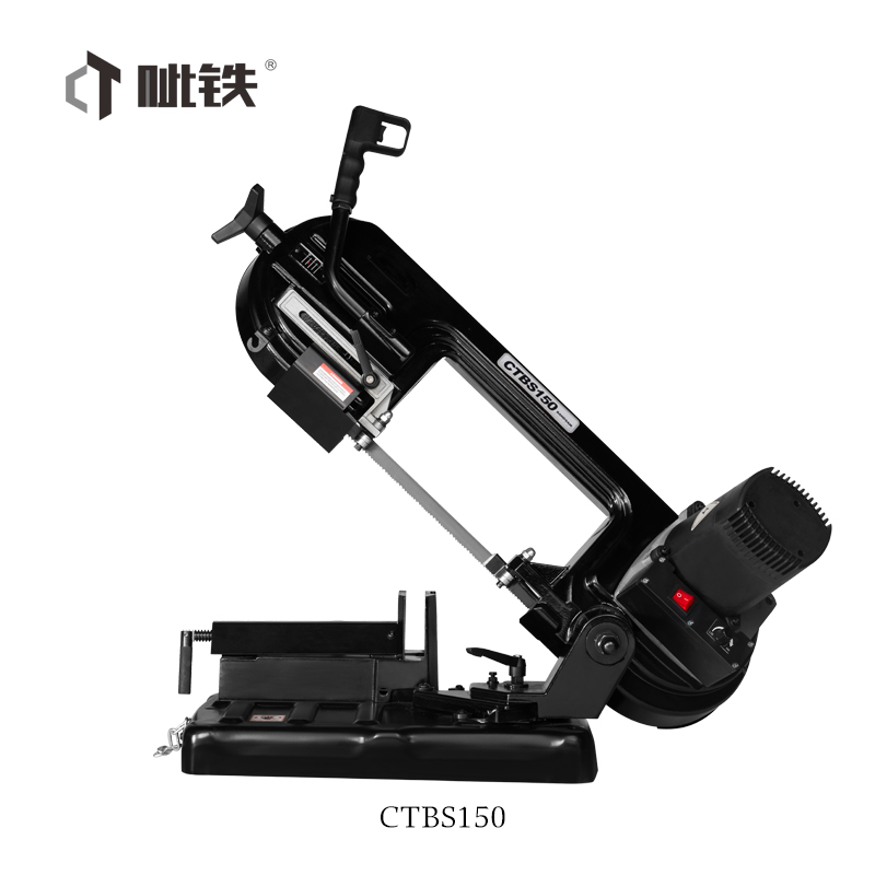 呲铁新品CTBS150锯床带锯机小型台式不锈钢金属切割机卧式便携式