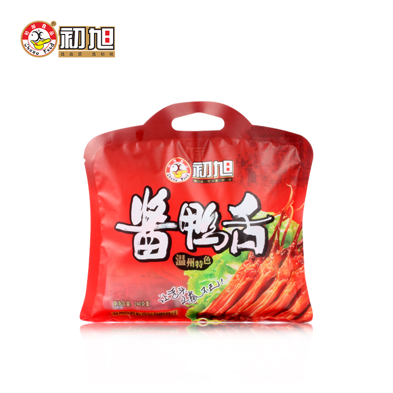 Chuxu food/初旭食品温州特产 初旭鸭舌头240g休闲独立小包装零食