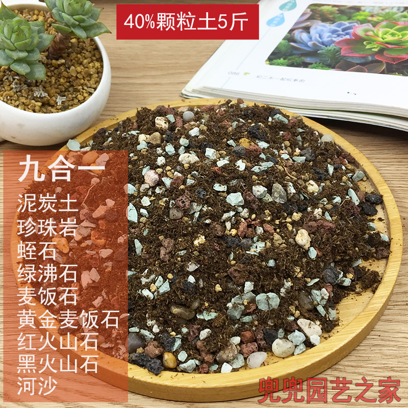 仙人球40%颗粒营养土五斤