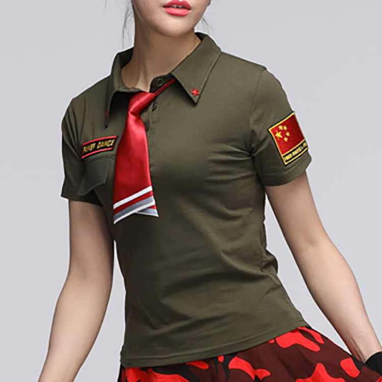 吉特巴女款T恤水冰舞广场舞服装长袖上衣TX3002D