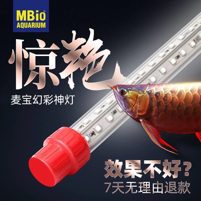 龙鱼灯鱼缸灯 led灯防水鱼缸照明灯红龙鱼专用三基色增色节能
