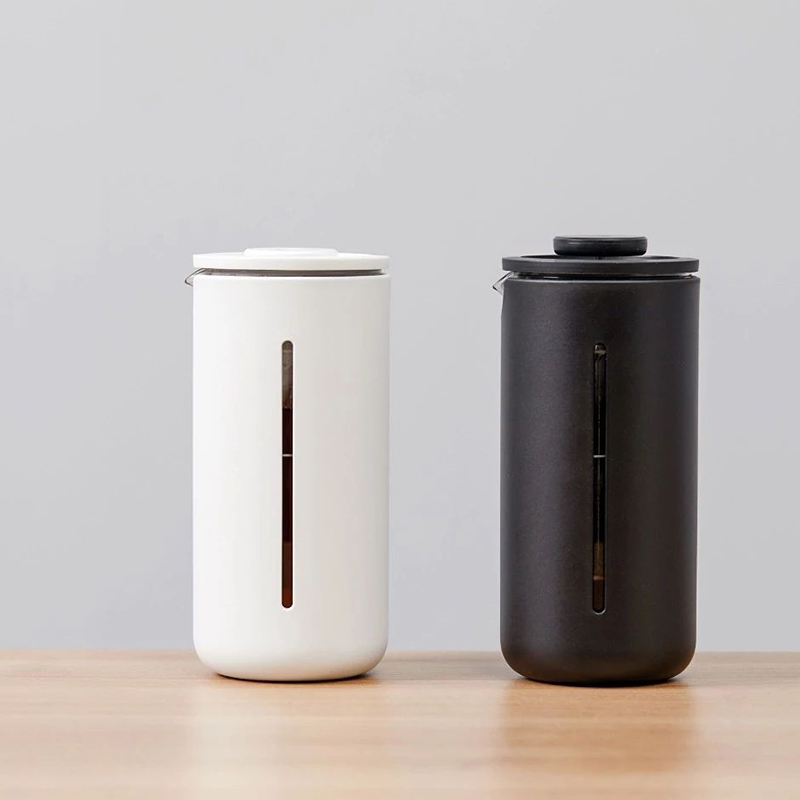 TIMEMORE/泰摩小U手冲法压壶法式家用耐热玻璃过滤咖啡器具450ML