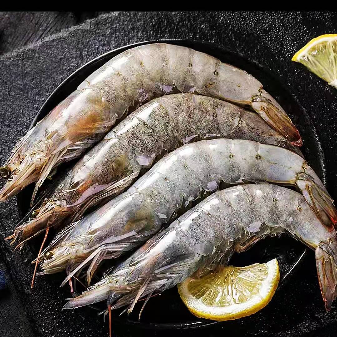 连云港发货  海水对虾  一盒净重3.5斤 