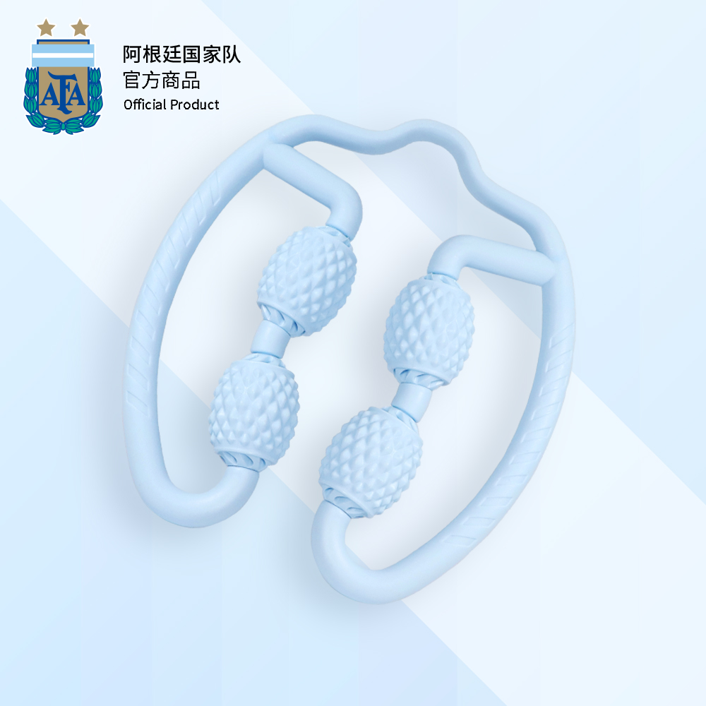 阿根廷国家队官方健身系列丨肌肉放松环形专业滚轮夹腿按摩器梅西