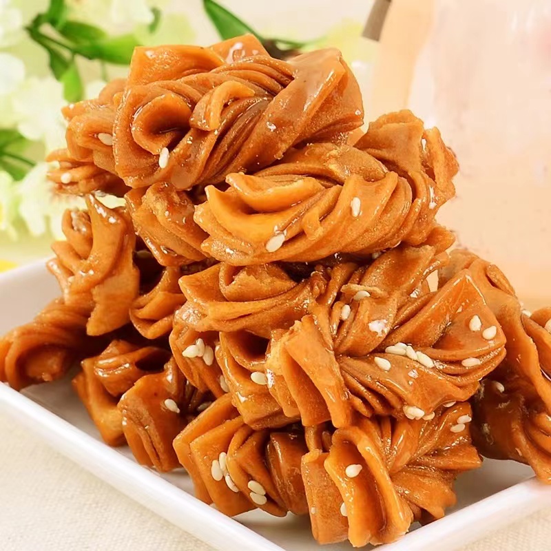 池河戴家特产 休闲小吃零食馓子酥 330g/包