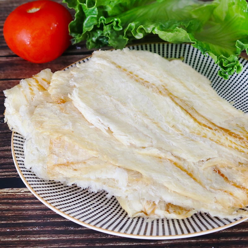 大连特产鳕鱼片开袋即食休闲美味小零食250g/500g（全国包邮）