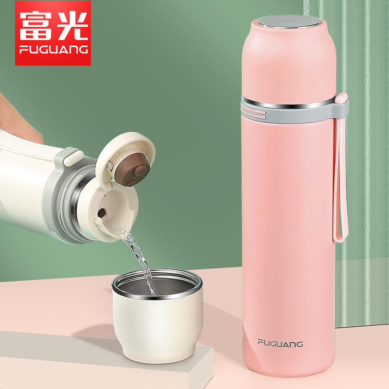 富光保温杯男女学生简约便携水杯大容量户外不锈钢刻字定制茶杯子