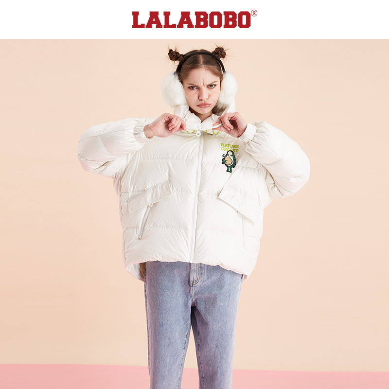石家庄（微瑕不退不换）LALABOBO白鸭绒保暖短款L20D-WSYR13