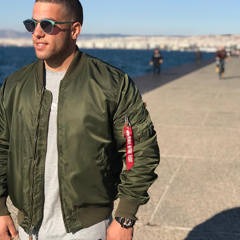 薄款ALPHA阿尔法工业L-2B侦察机l2b飞行员夹克春秋外套棒球服男款