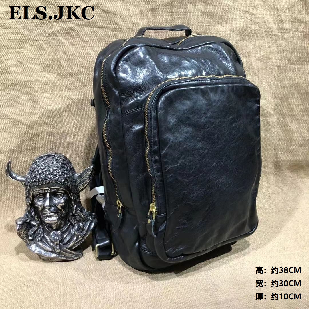 ELS.JKC品牌纯手工缝制双肩包