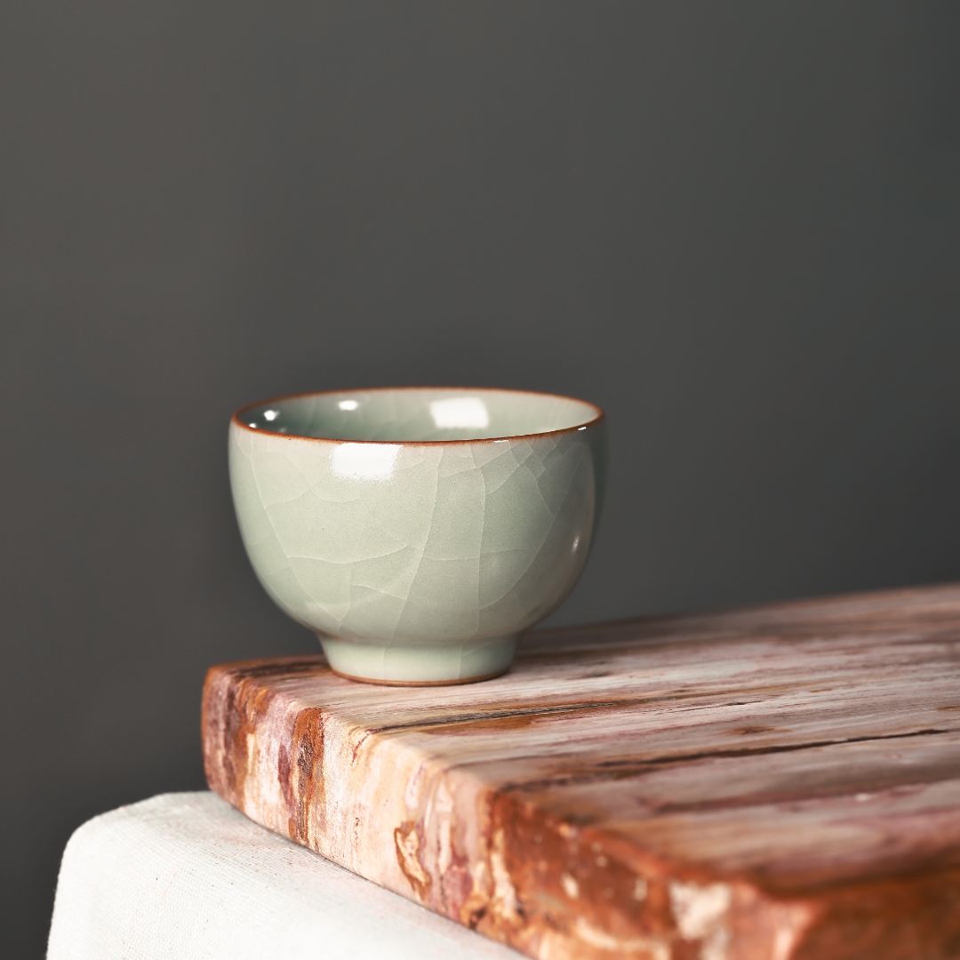 汝窑镜观杯单杯系列主人杯单杯（汝窑釉）