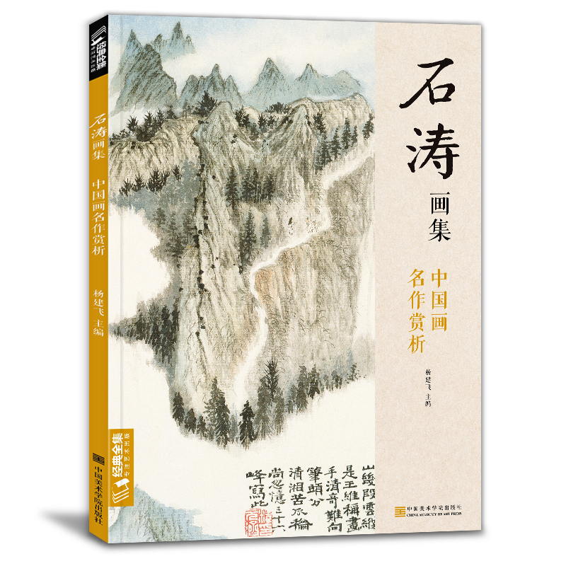 经典全集 石涛画集 8开中国画临摹画册书籍技法教材花卉竹山水