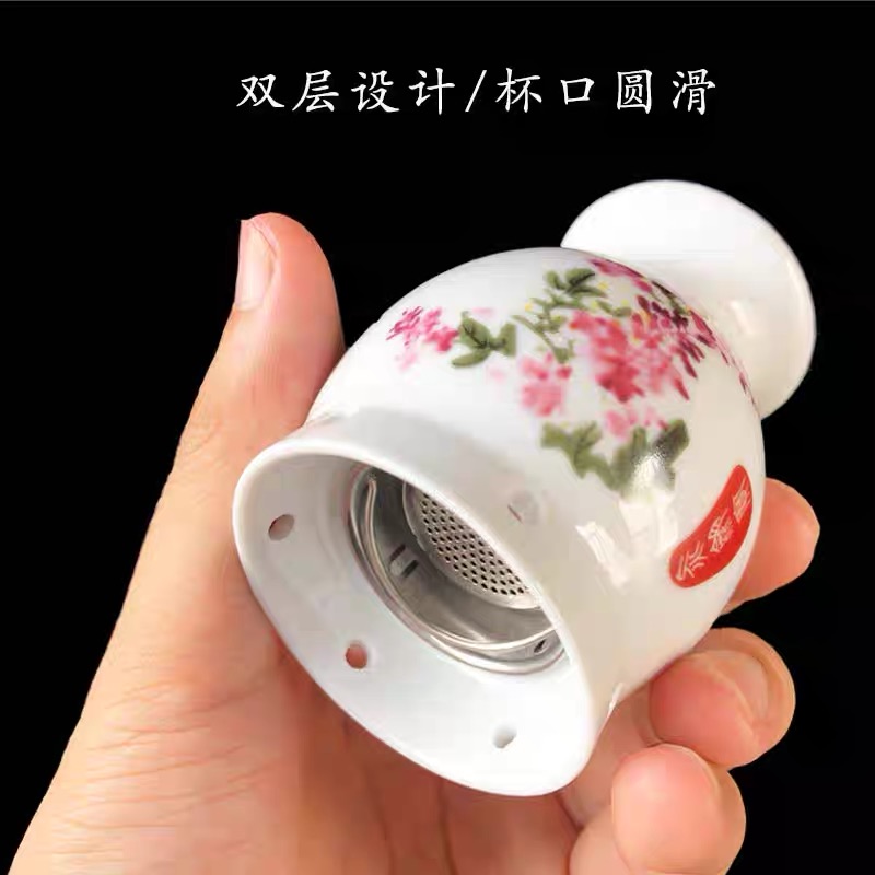【十月美学】双层面部桃花罐陶瓷罐美容院家具必备（有教程）
