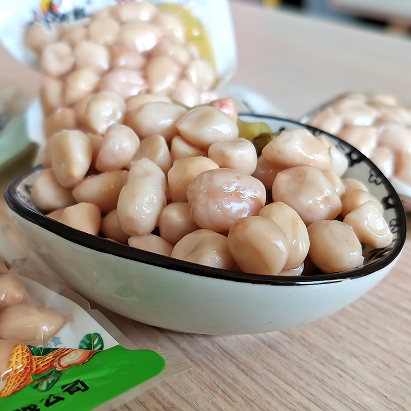 邓祖小平故里特产泡椒花生休闲零食水煮花生米500g