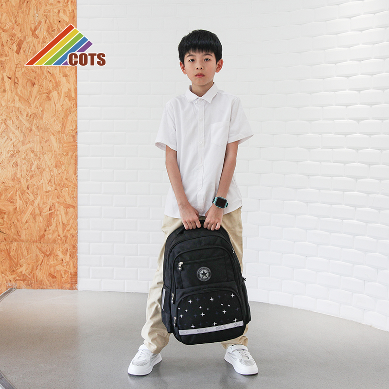 祥兴箱包08记者包厂家小学生减负护脊3-6年级双肩背包书包CS2738