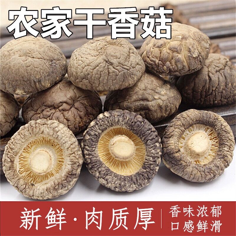 【娜小妹】小香菇金钱菇东北农家自产香菇蘑菇花冬菇新货菌菇干货