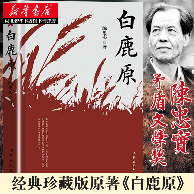 白鹿原 影视原著原版无删减 陈忠实荣获茅盾文学畅销 珍藏版 