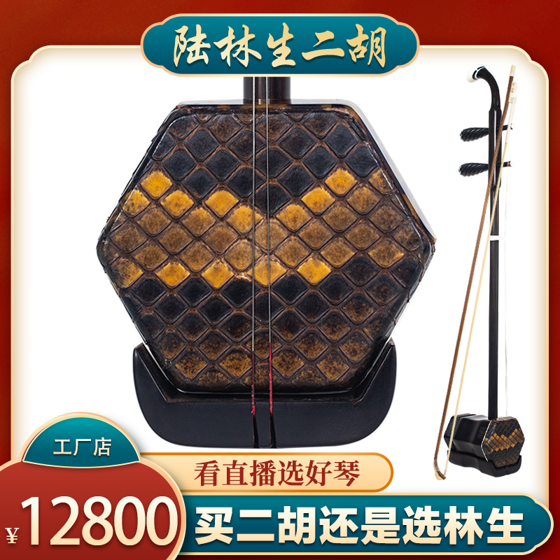陆林生旧料老红木二泉二胡独奏版厂家直销旗舰店正品全套配件