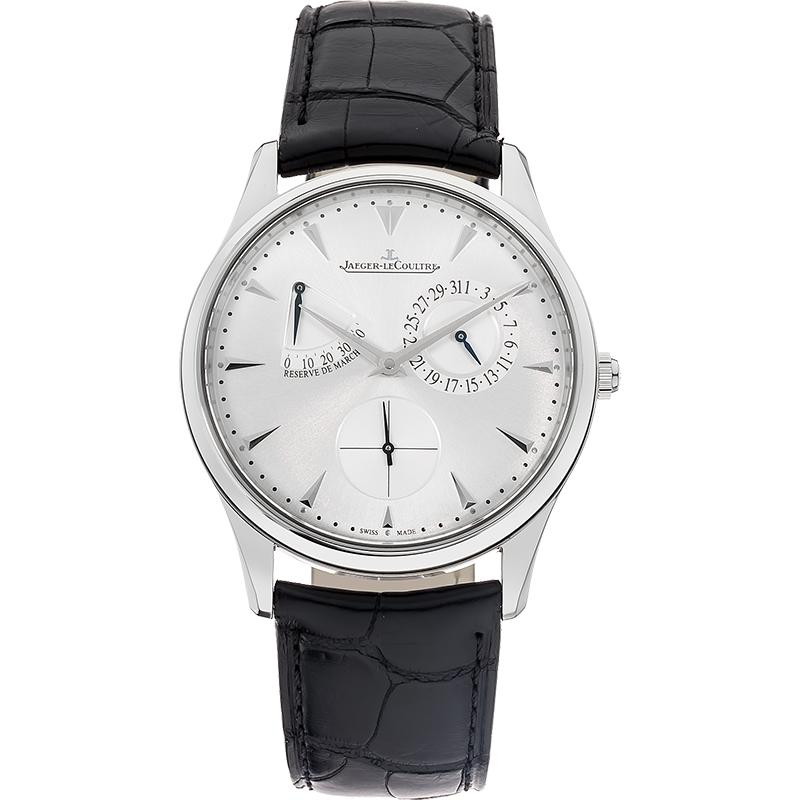 99新 Jaeger-LeCoultre/积家 盒证/新陀/精钢自动机械男表1378420