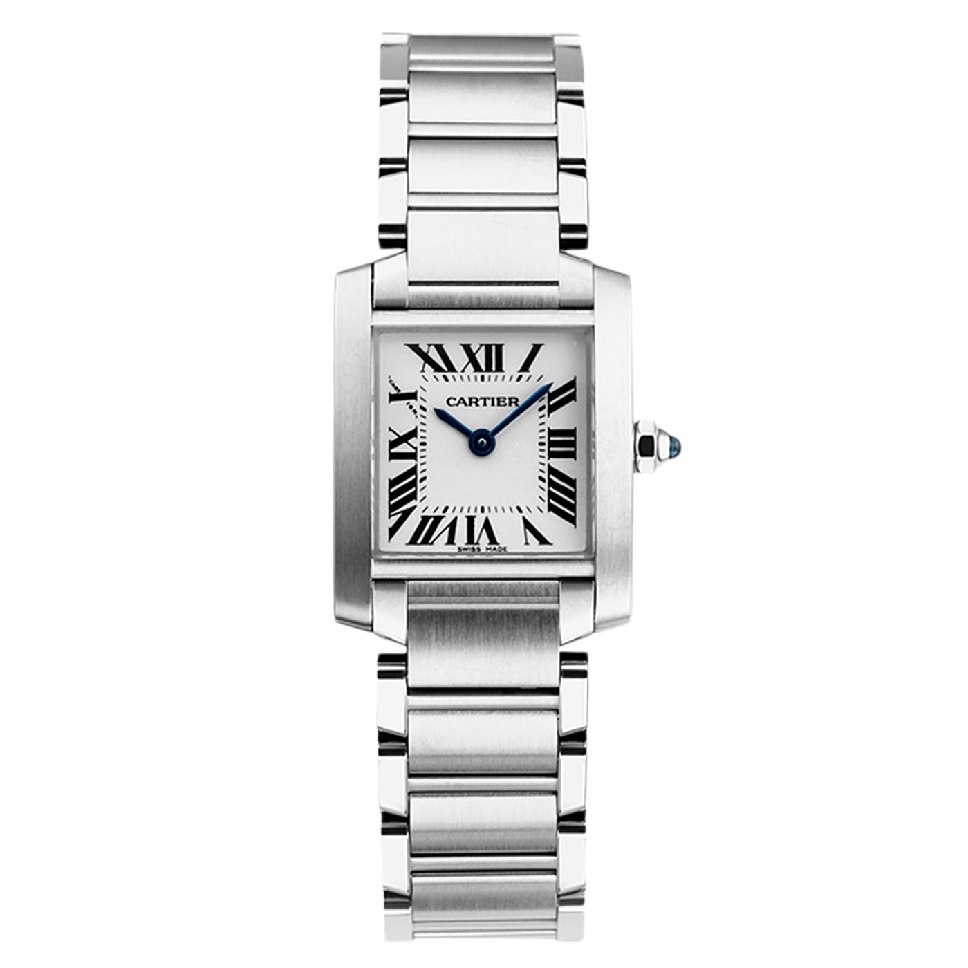 99新 Cartier/卡地亚 单表/坦克精钢石英/女表W51008Q3