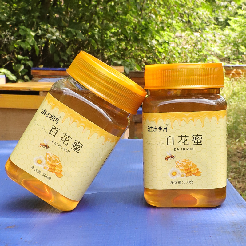 百花蜜500克*3瓶农家蜂场传统手工天然食用原味清香液态蜜纯蜂蜜