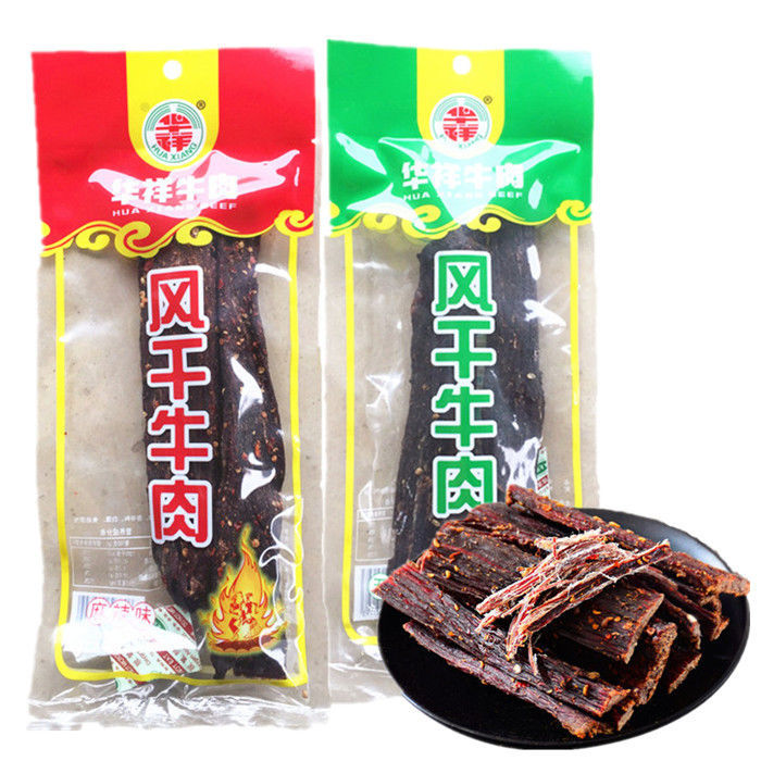 huaxiang/华祥四川特产大凉山风干牛肉干麻辣耐嚼办公小零食100g