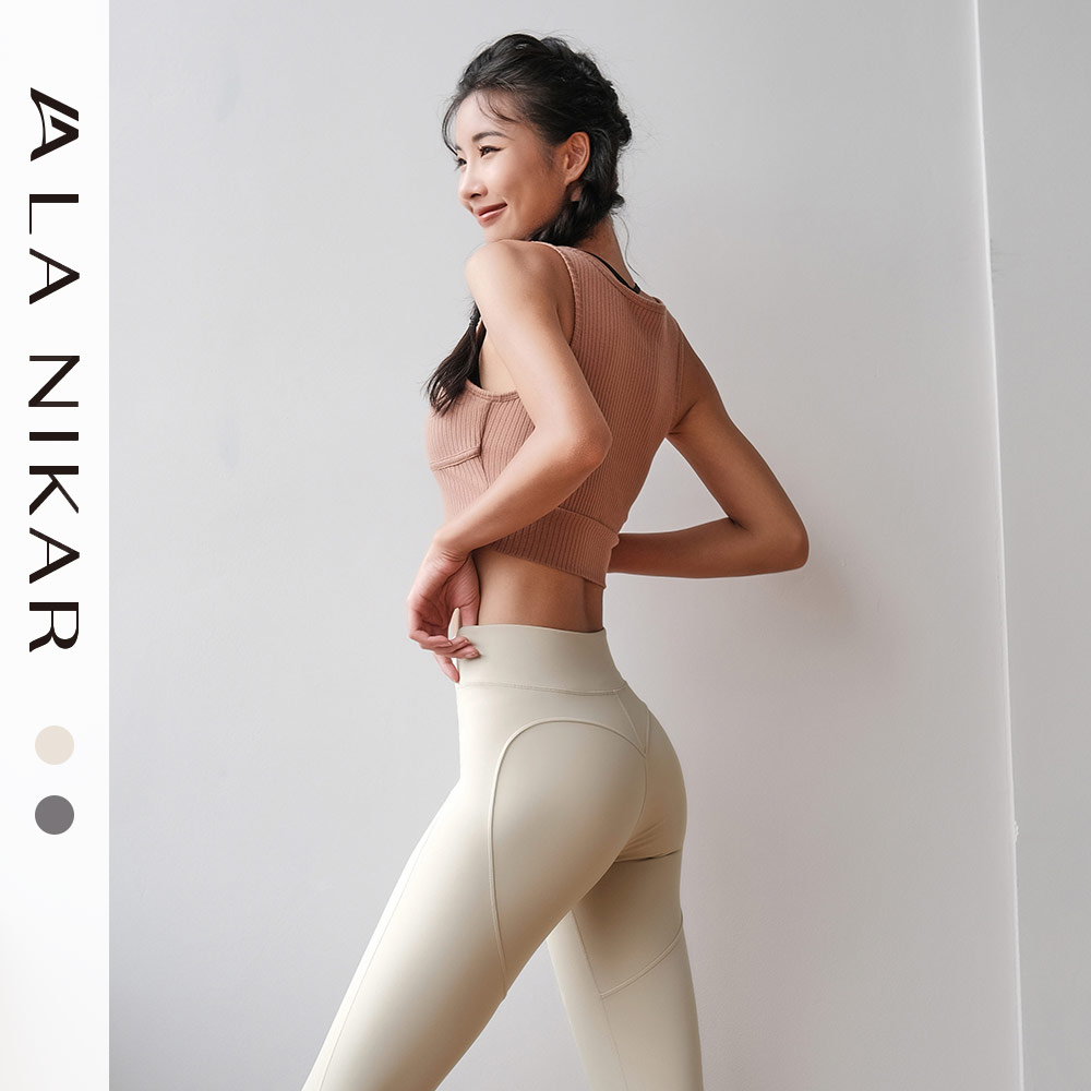 【同款推荐】LaNikar桃心裤蜜桃臀健身瑜伽裤高弹外穿紧身裤K0598