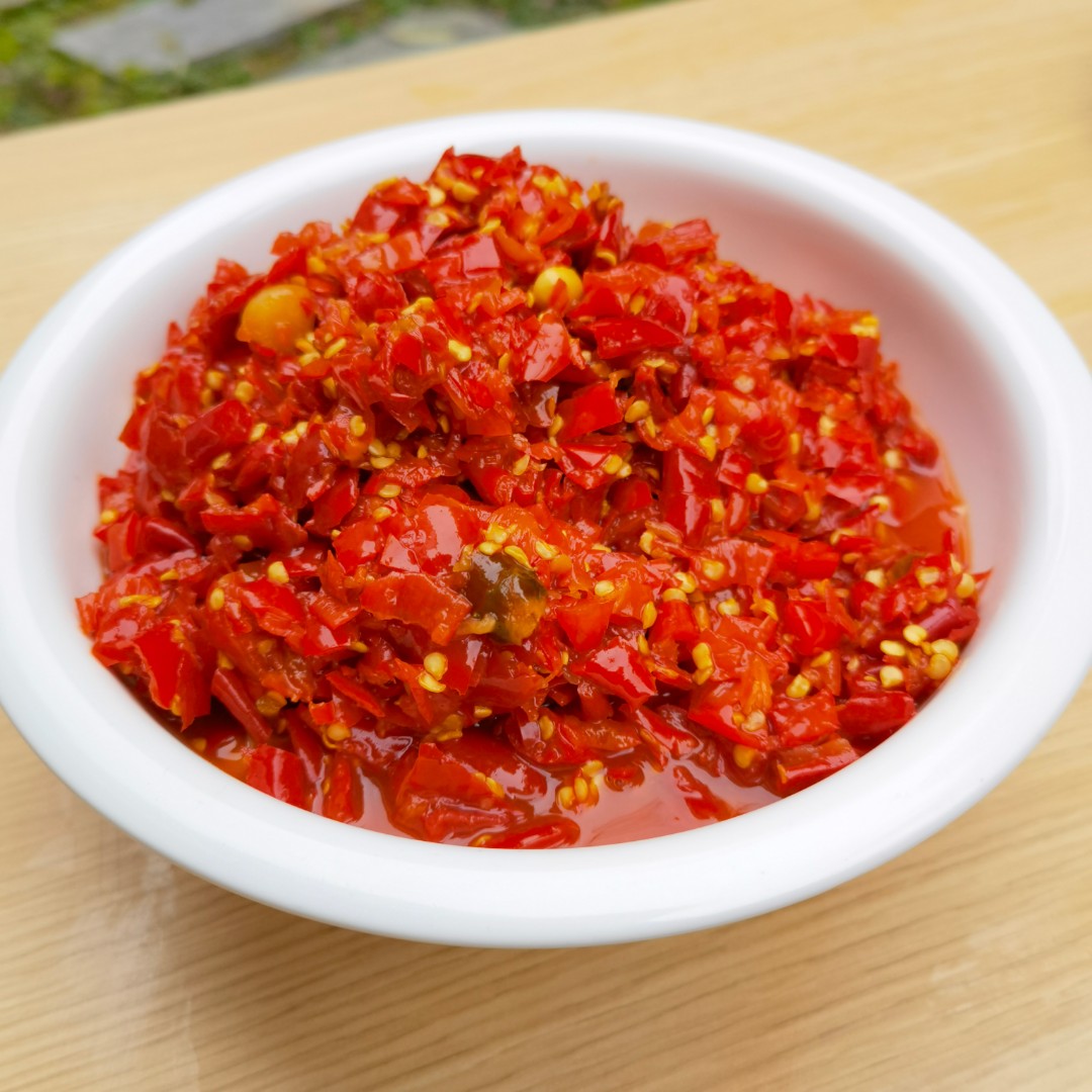 贵州熊八妹酸辣椒糟辣椒剁椒下饭菜家乡味道1kg辣椒酱