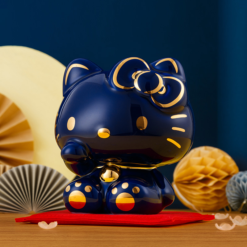 【古杰士】三丽鸥系列正版hellokitty储蓄罐可存可取钱陶瓷摆件