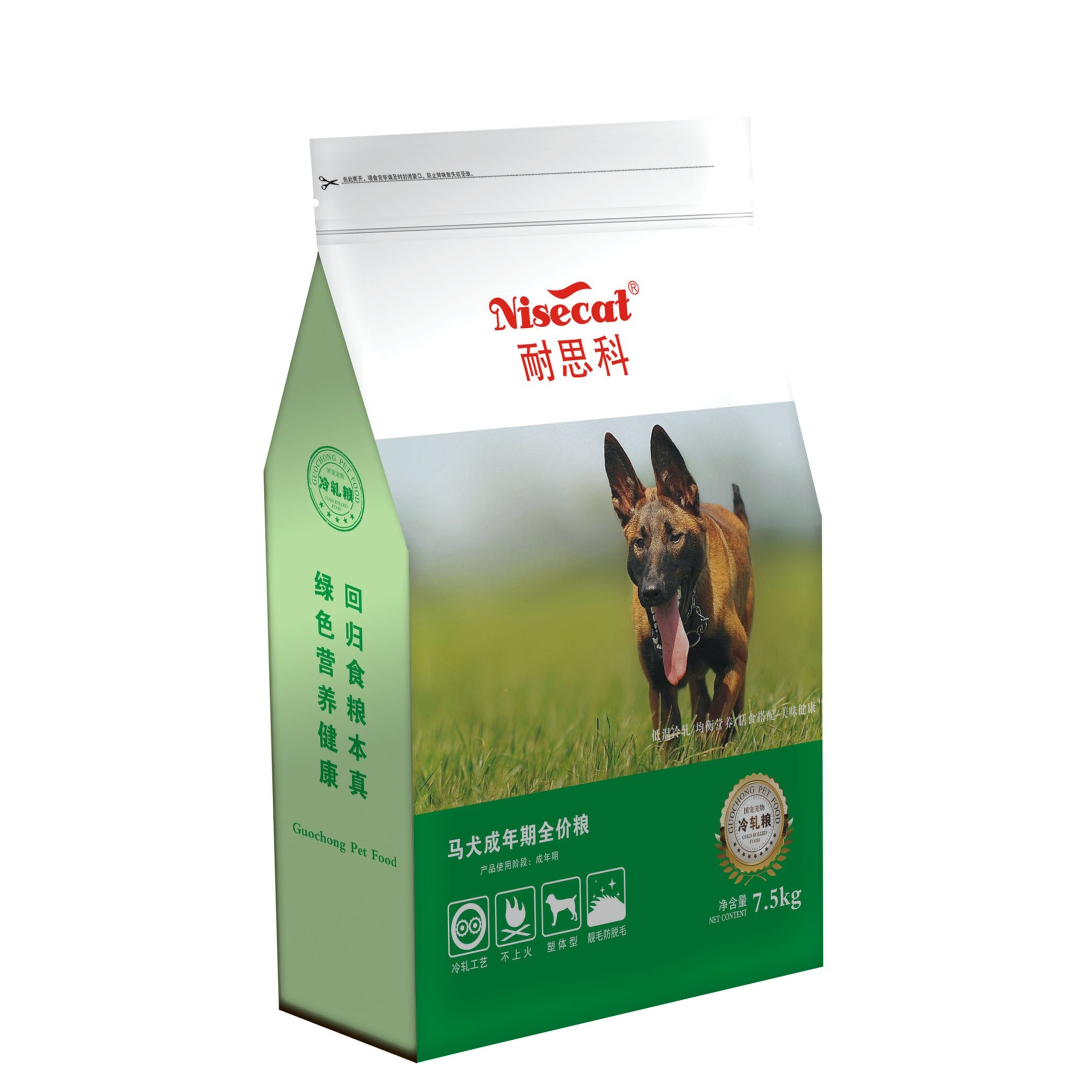 Nisecat/耐思科马犬、格力、惠比特专用冷轧粮犬粮
