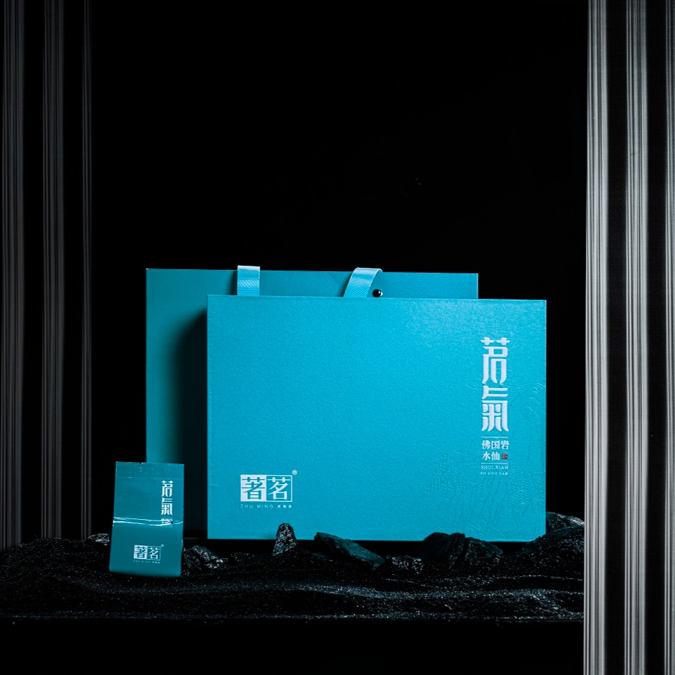 著茗茗气系列--佛国岩水仙 正岩山场狮子峰山场 武夷岩茶 204g 