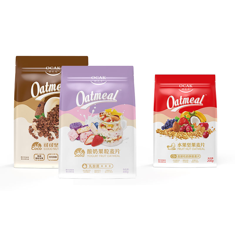 【营养早餐】欧扎克酸奶果粒水果麦片1000g非油炸营养酥脆燕麦
