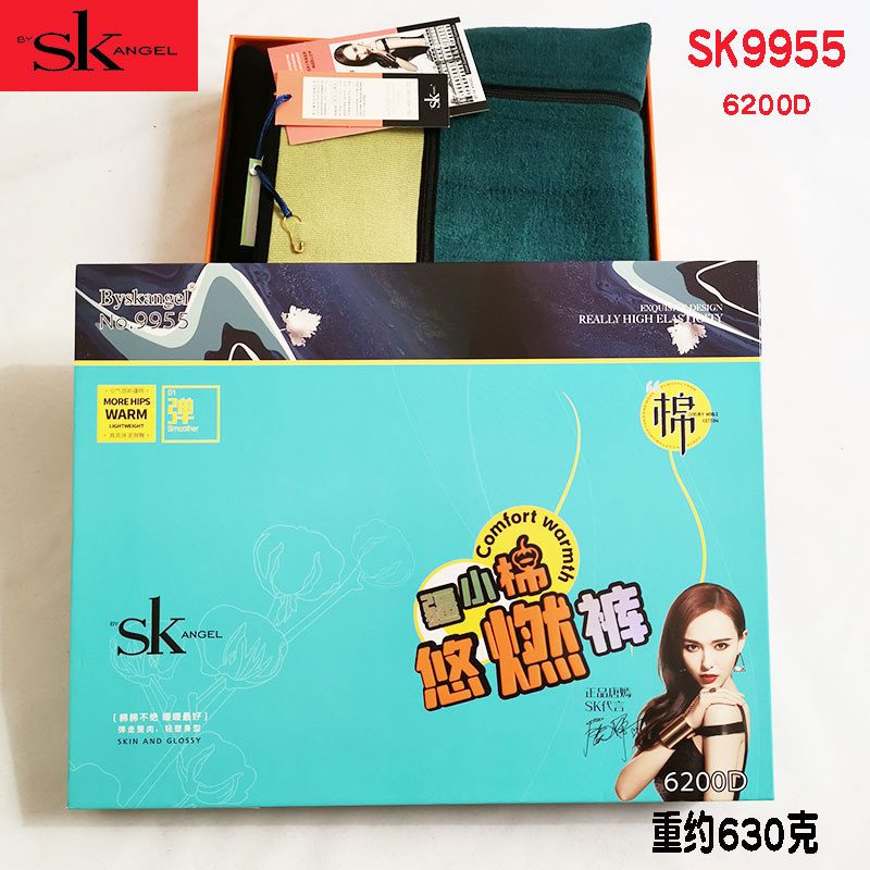 SK9955正品冬加厚哑光棉面保暖裤加绒加肥富姐冬季大码显瘦打底裤