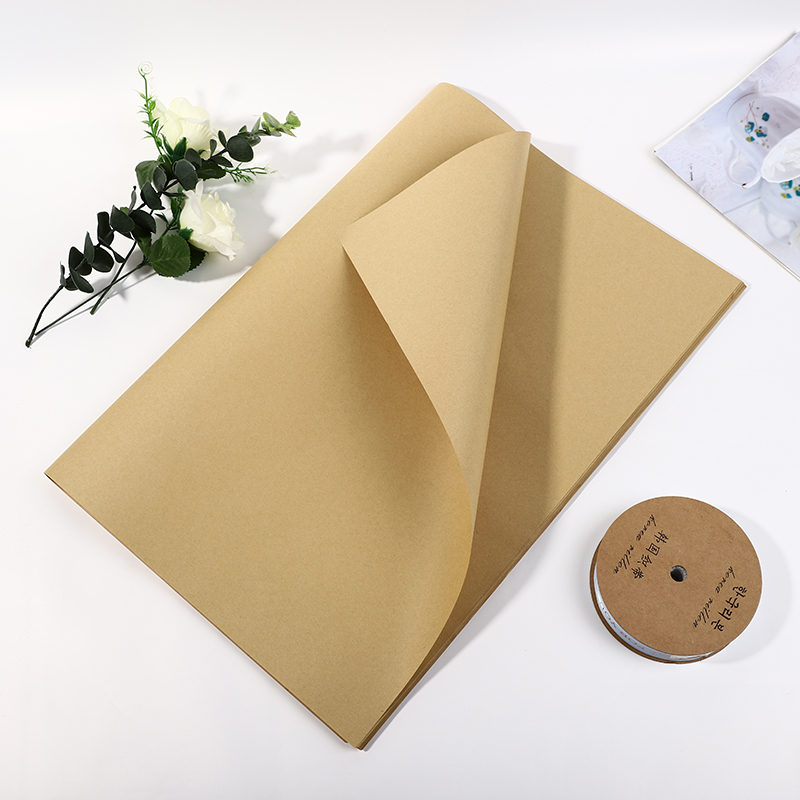 水果草莓纯色报纸复古旧牛皮纸背景纸包书纸花束包装纸鲜花包花纸