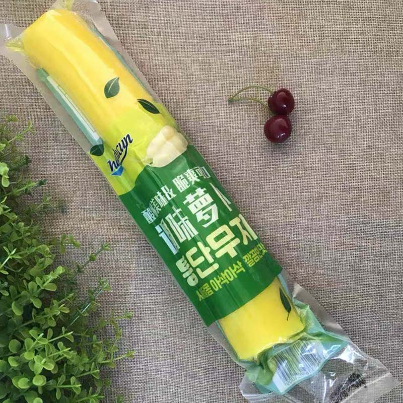 海地村韩式酸萝卜大根萝卜寿司萝卜条调味食材黄萝卜包装