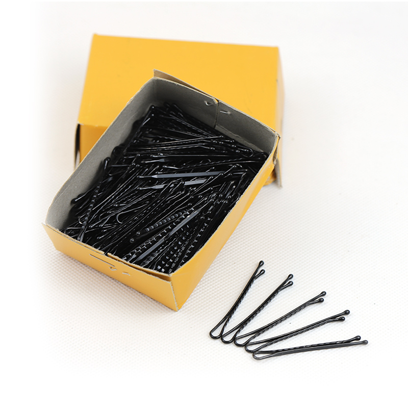 铁合金婚庆饰品 圆头波纹卡一字夹（十盒装）发夹