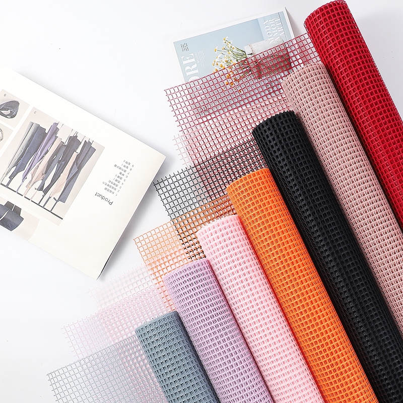 方格网格格纱网花束包花网纱 鲜花包装花艺包装材料花店新款七夕