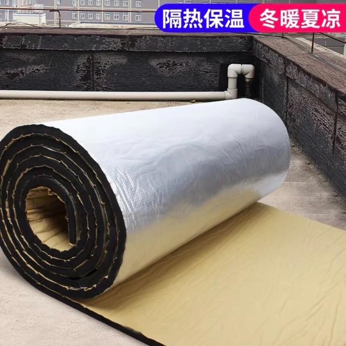 保温隔热棉楼顶屋顶隔热棉自粘耐高温阳光房保温棉楼房顶防火隔热