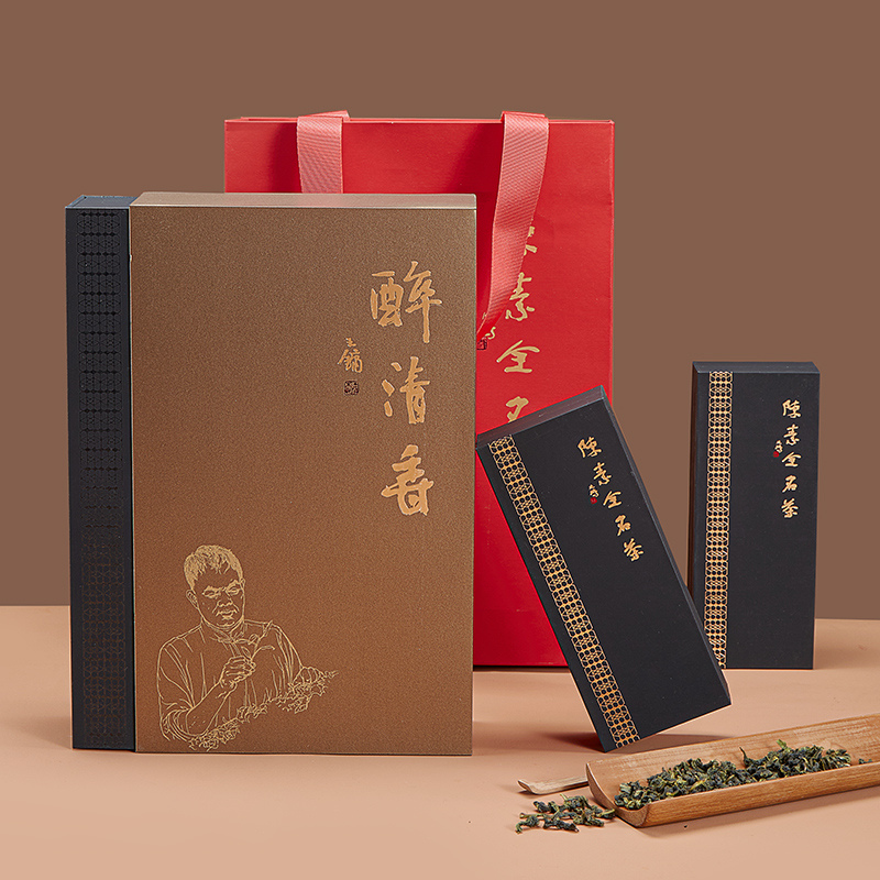 陈素全名茶 醉清香-人 安溪铁观音清香型特级正味兰花香礼盒装72g